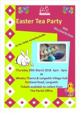 Poster - Easter Tea Party