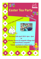 Poster - Easter Tea Party 2019